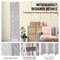 White Wood MDF 6-Panel Room Divider Screen Foldable Privacy Panels
